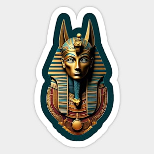 Golden King Tutankhamun Sticker